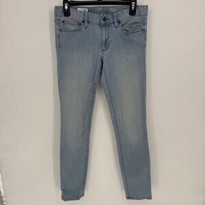 Gap 1969 Always Skinny Light Wash Denim Mid rise Jeans Women's Size 27 Regular